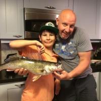 Nice walleye, Lake Nipissing