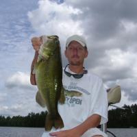 Bass Caught with Pumpkin Tube