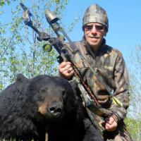 Bear 300 pounds shot by bow in Canada